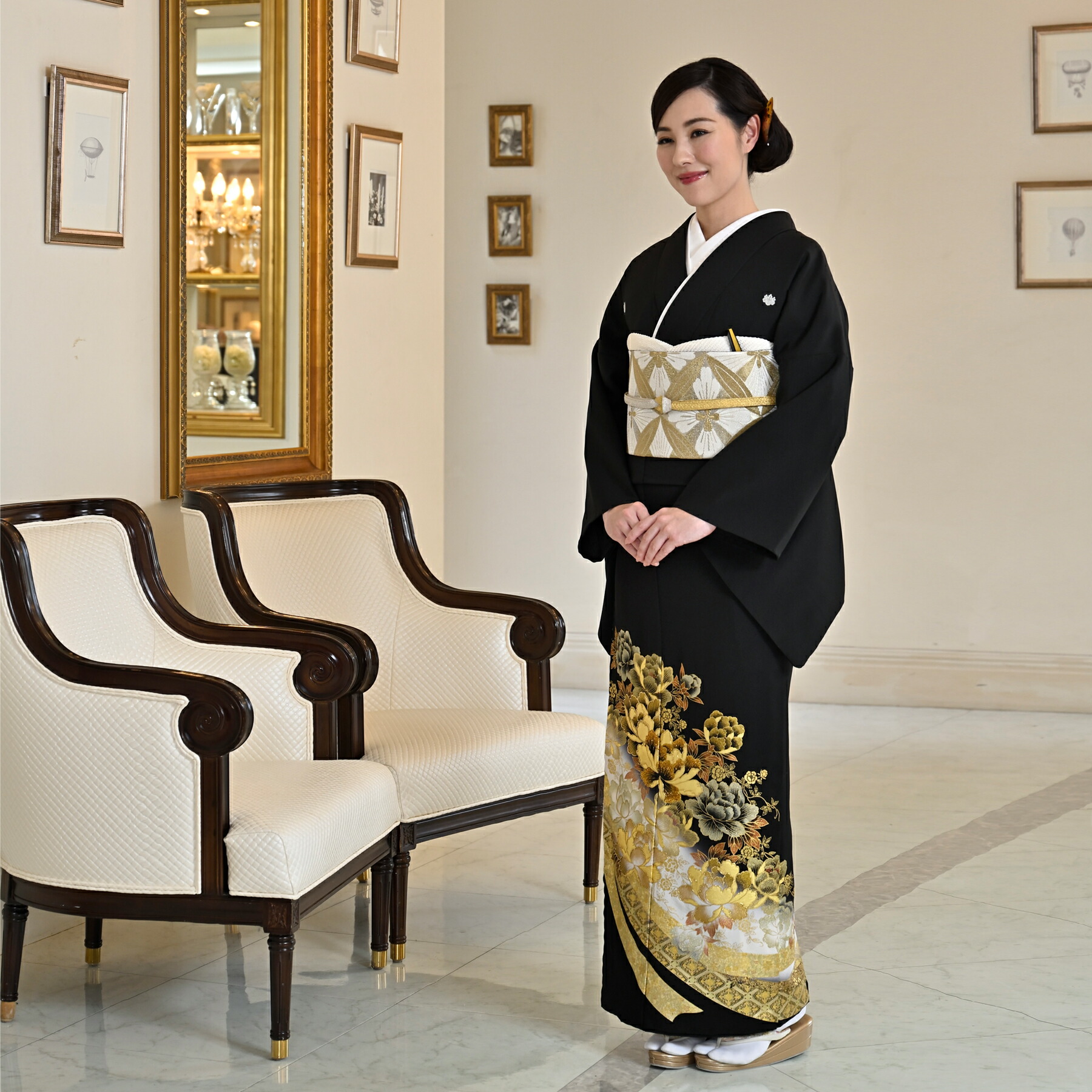楽天市場】【レンタル】黒留袖レンタル フルセット 桂由美 ブランド