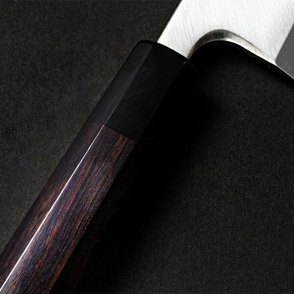 楽天市場】千田オリジナル INOX（イノックス）黒檀八角柄 薄刃包丁