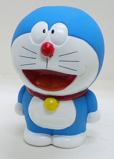 楽天市場】【箱にダメージ・特価】ドラえもん ソフビ人形（貯金箱