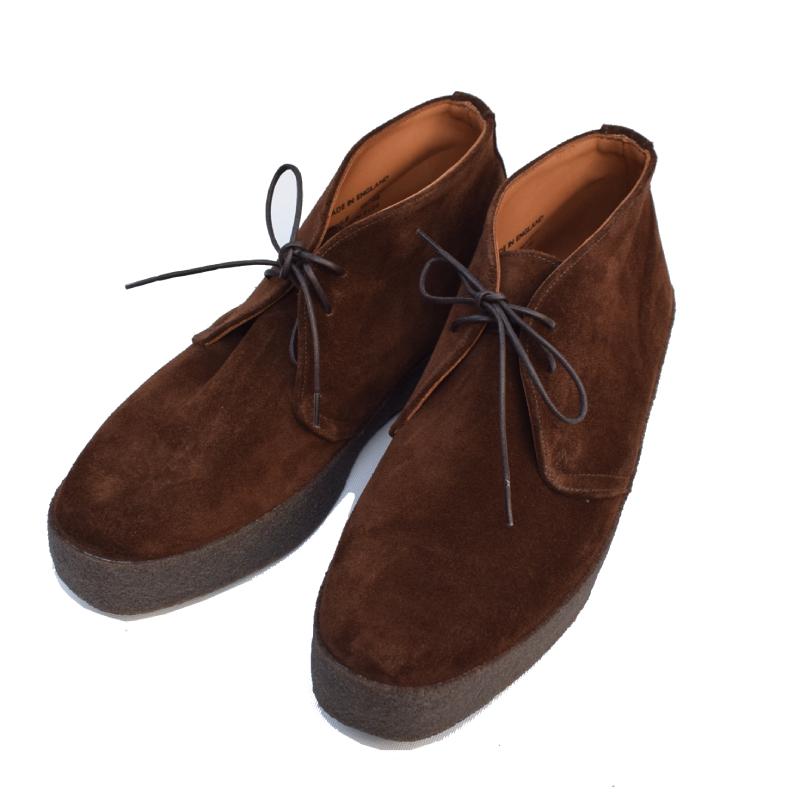 サンダース ブリット チャッカブーツ マッドガード UK8 26.5cm Sanders