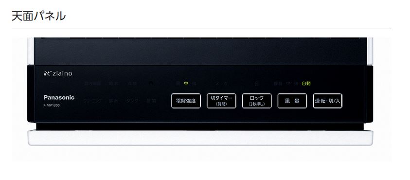 楽天市場】[F-MVB13-W]パナソニック ジアイーノ 次亜塩素酸 空間清浄機