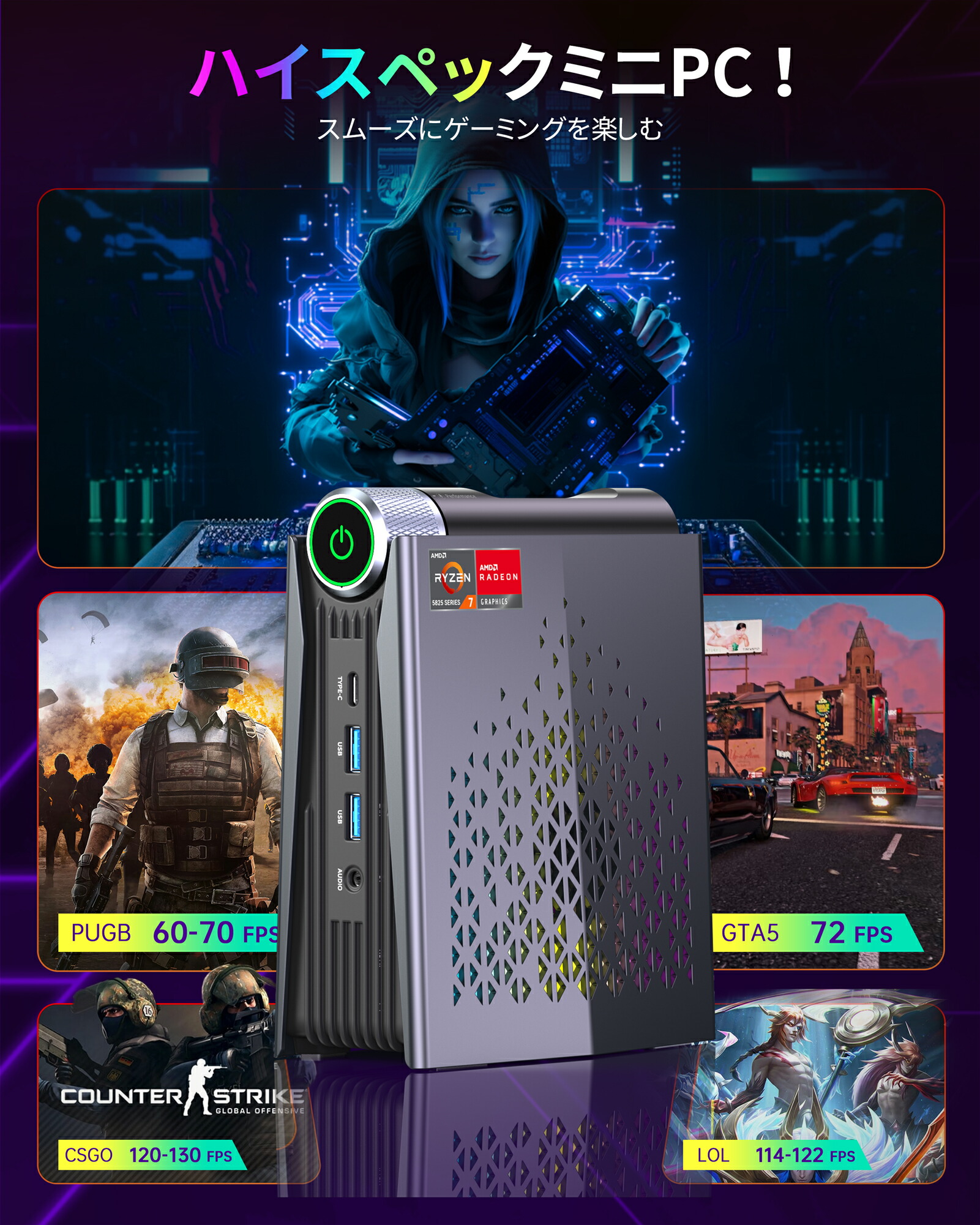 楽天市場】【2026初売りセール30,000円OFF】【ACEMAGIC AMD Ryzen7