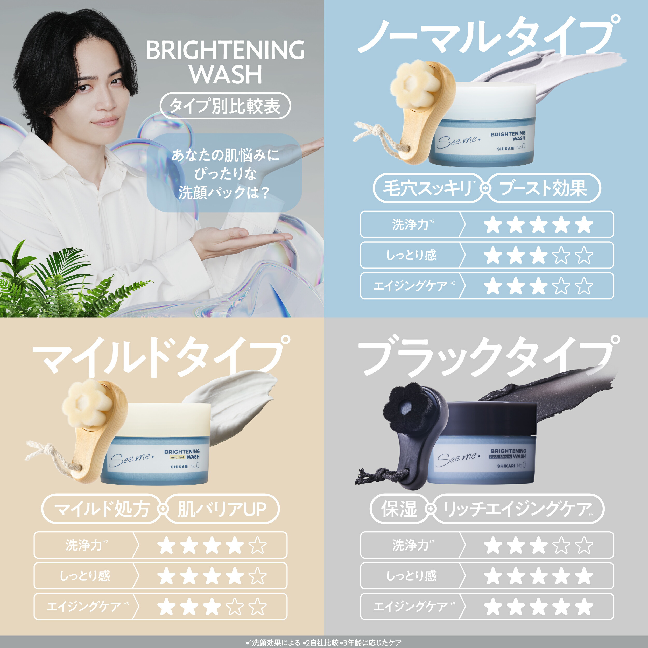 楽天市場】【公式】SHIKARI シカリ ブライトニング ウォッシュ+極細毛