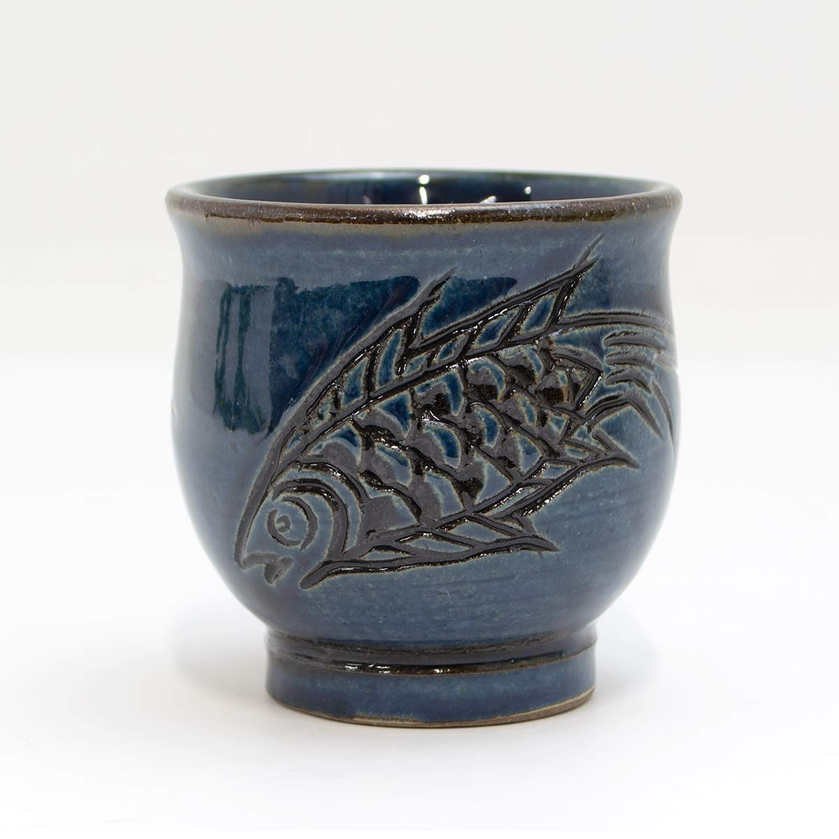 楽天市場】金城吉彦作 読谷壷屋焼 湯呑 小 全8柄(2-2) 沖縄 魚紋 海老