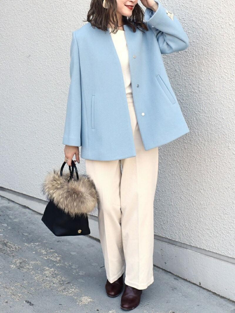 楽天市場】【SALE／30%OFF】SUPER140キーネックショートコート◇ SHIPS