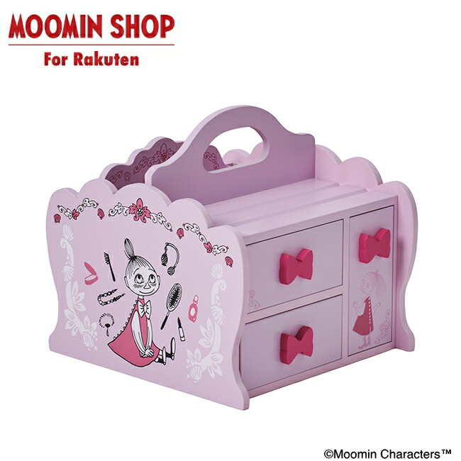 楽天市場】【公式店限定】 MOOMIN ミラー付き木製メイクボックス