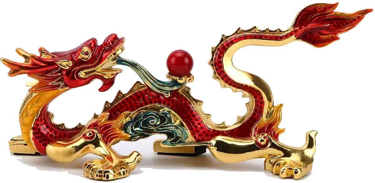 か*ん様 博多人形 辰 縁起物 ドラゴン 昇竜 リュース品 か*ん様 博多