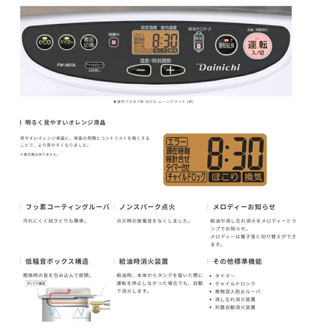 楽天市場】半額＆200円OFF≪24(火)20時～≫ ダイニチ 石油ファン