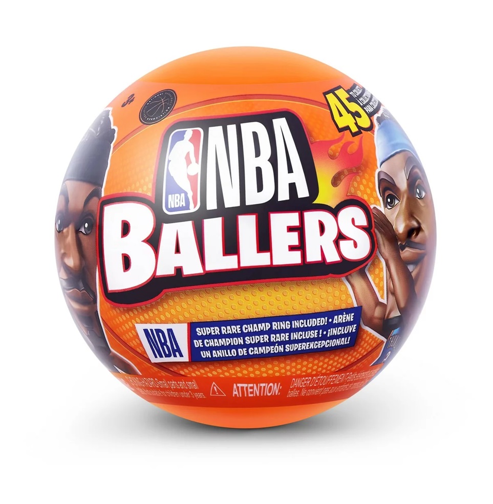 楽天市場】ZURU NBAボーラーズ 4個 シリーズ2 カプセル フィギィア