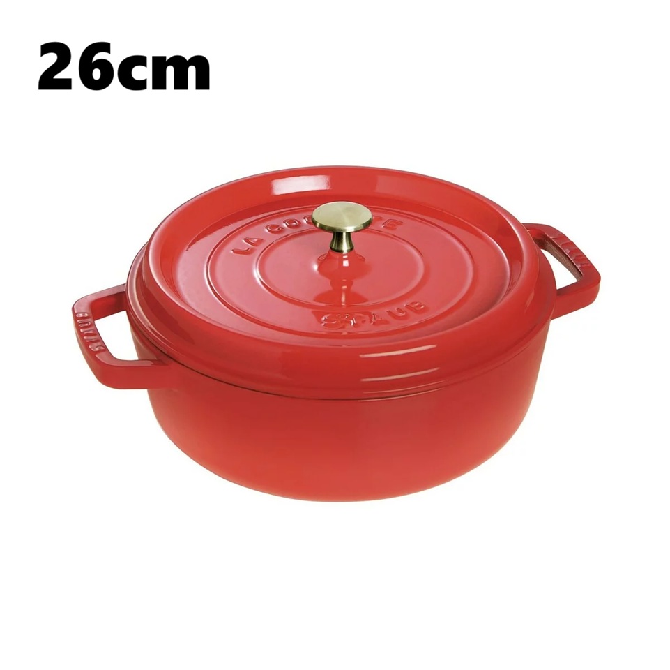 楽天市場】26cm ココット staub シャローラウンドの通販