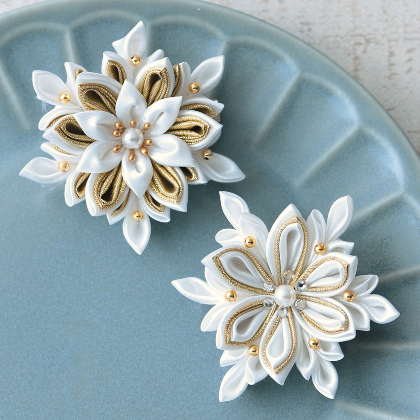 楽天市場】タカギ繊維 モダンにおでかけ つまみ細工 キット ブローチ