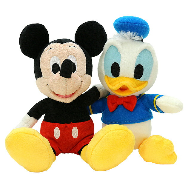 楽天市場】【N001】ぬいぐるみ ディズニー『ミッキー&ドナルド ペア