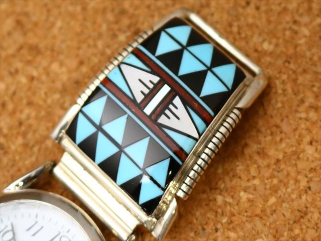 楽天市場】インディアンジュエリー ズニ族 ズニカラー インレイ ブレス