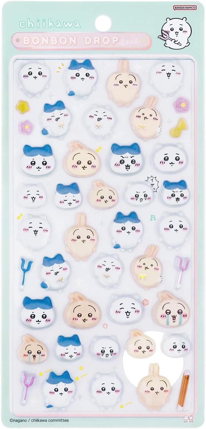 楽天市場】3匹 ちいかわ シール ちいかわ × ハチワレ × うさぎ