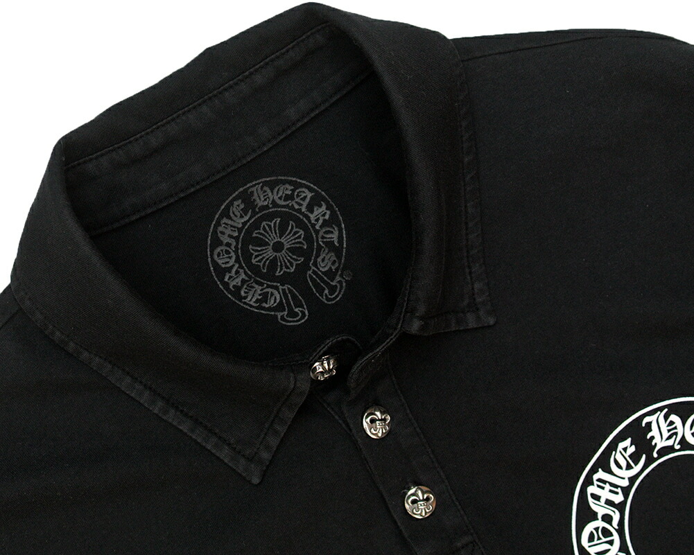 楽天市場】CHROME HEARTS MENS SMALL POLO SHIRT クロムハーツ メンズ