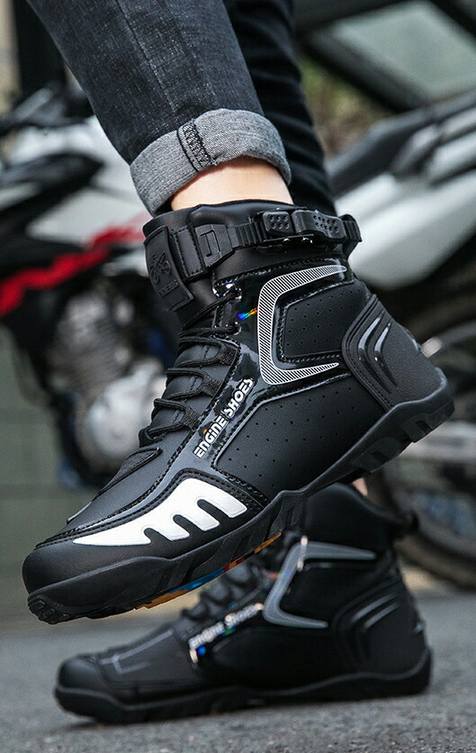 楽天市場】オートバイ靴 バイク靴 バイク用レーシングブーツ