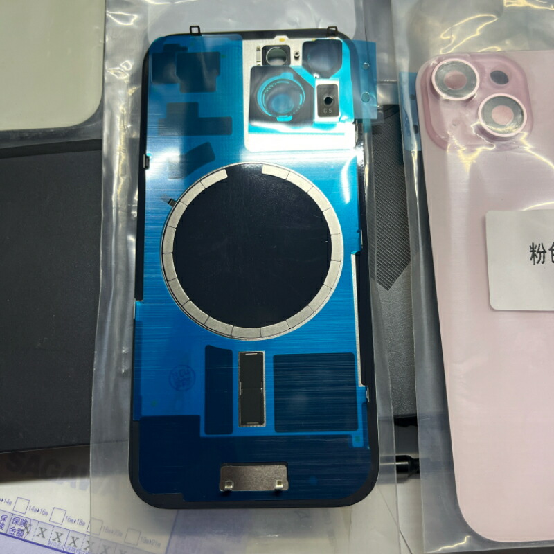 楽天市場】ガラスバック バックパネル iPhone 15 対応 バッテリー ドア