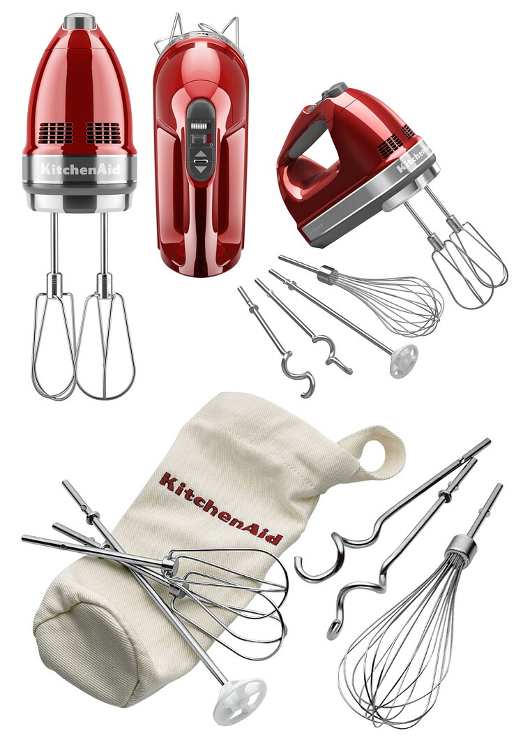楽天市場】【特典付】KitchenAid 9段階変速ハンドミキサー 9KHM928