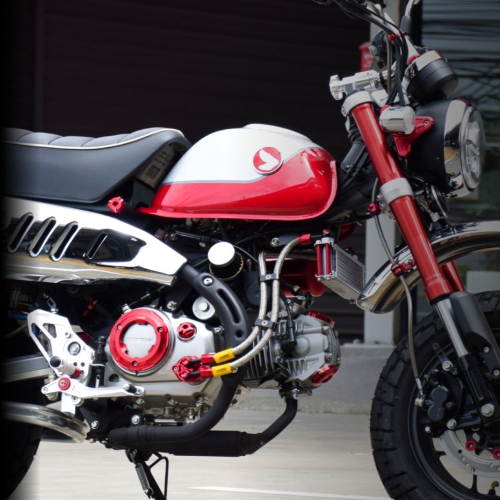 楽天市場】ホンダ 5速モンキー125用オイルクーラーキット/MORIN RACING