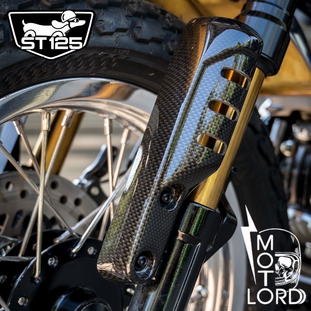 楽天市場】MotolordD ホンダ ダックス125 用フロントフォークカバー