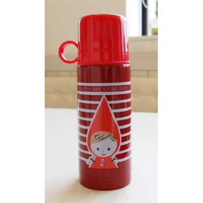 楽天市場】レッドフード 赤ずきん かわいいコップ付きステンレスボトル