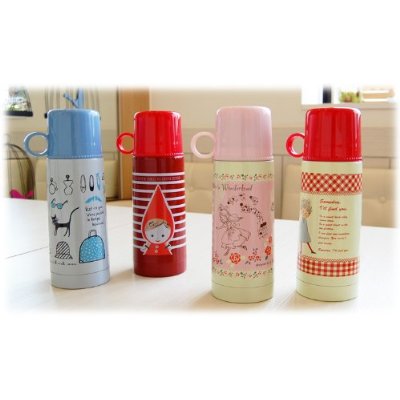 楽天市場】レッドフード 赤ずきん かわいいコップ付きステンレスボトル