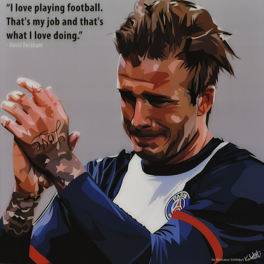 楽天市場】ポップアートフレーム David Beckham2 デヴィッド・ベッカム