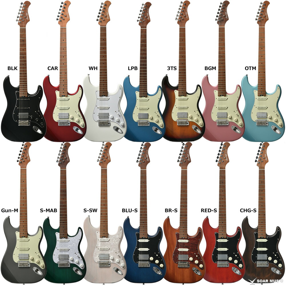 楽天市場】Bacchus バッカス BSH-850/RSM ローステッドメイプルネック