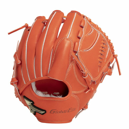 ミズノ Global Elite 軟式グローブ オレンジ 左用 Mizuno Global Elite