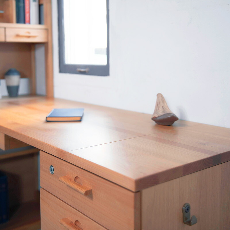 楽天市場】学習机 (デスク + 書棚 + ワゴン) イトーキ リーモ 木製