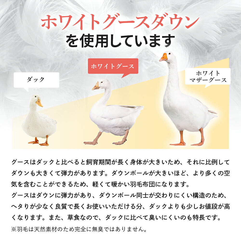 楽天市場】【15%OFFクーポン ※2/25迄】羽毛布団 昭和西川 ドイツ産