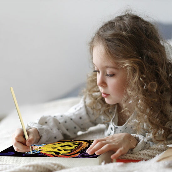 楽天市場】＜ボーネルンド＞ スクラッチアート ステンドグラスボックス