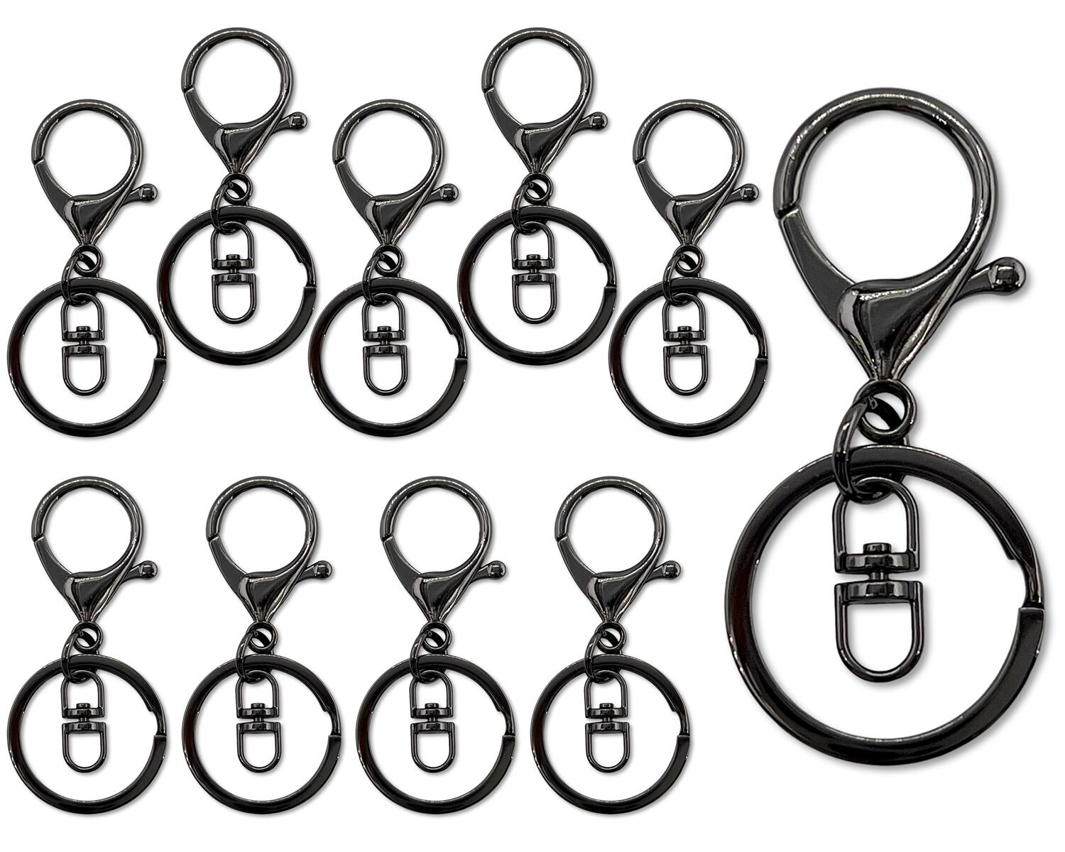 楽天市場】「キN」 キーホルダーパーツ N 10個入／卸100個入 回転