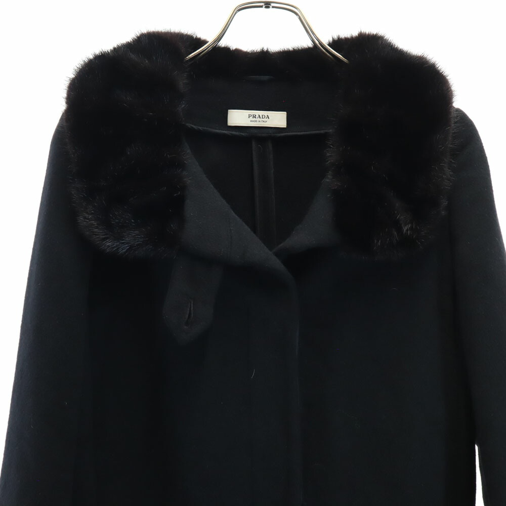 楽天市場】古着 PRADA プラダ イタリア製 長袖 ウールコート 38