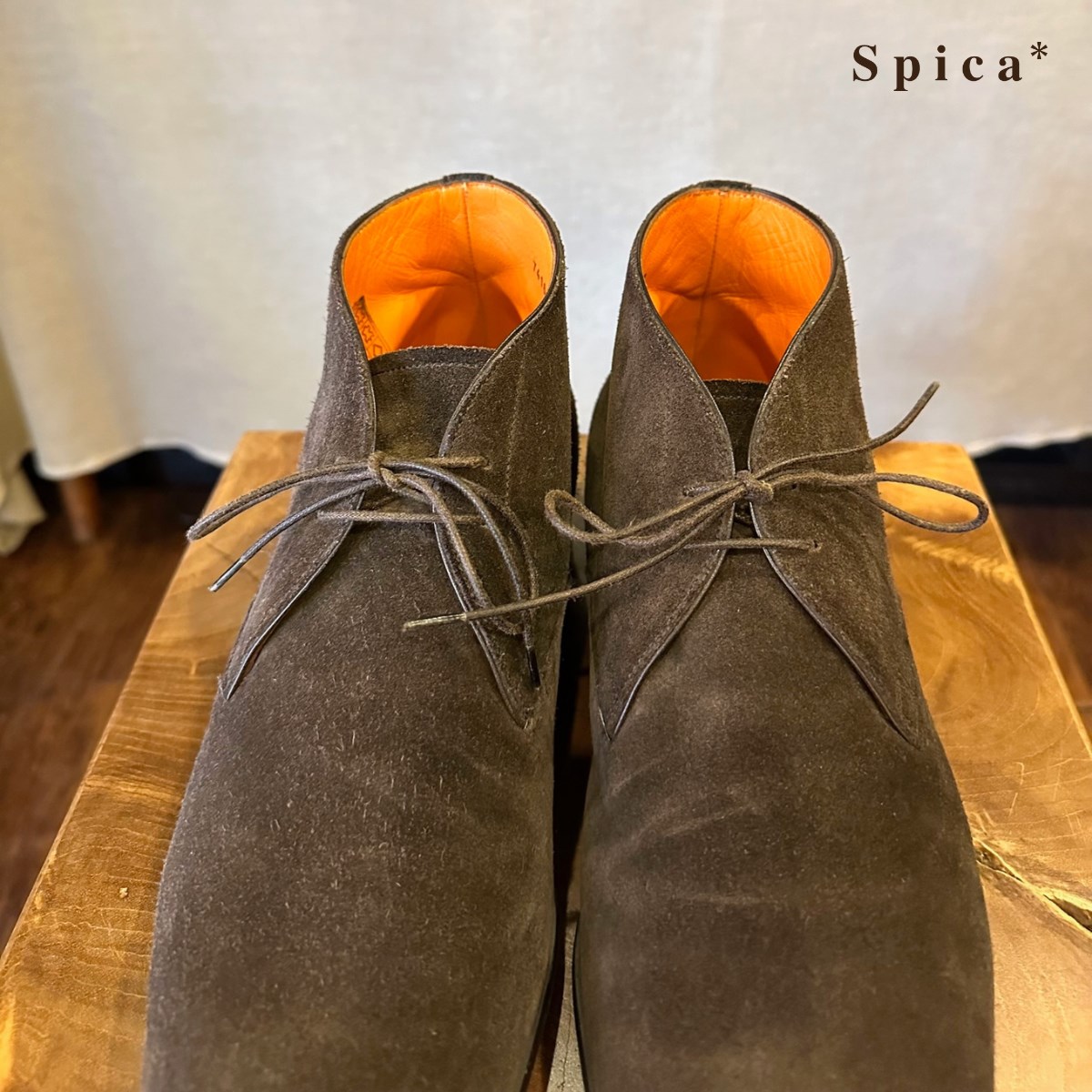 楽天市場】【中古品】SANTONI サントーニ チャッカブーツ サイズ7 F 本