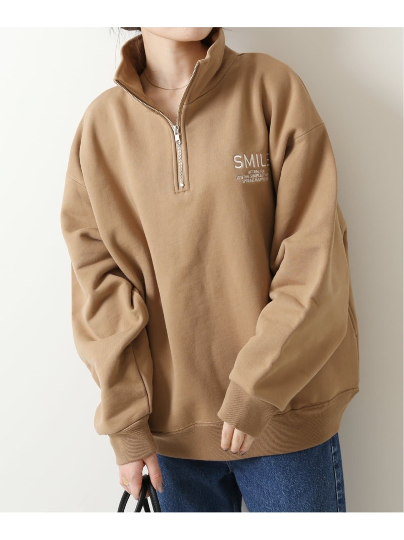 楽天市場】【SALE／30%OFF】ハーフジップバックロゴスウェット Spick