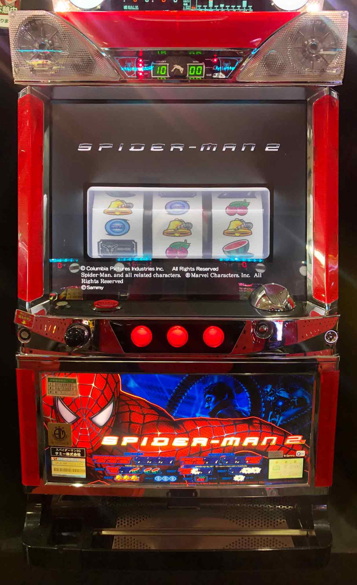 楽天市場】《家庭用パチスロ》スパイダーマン2☆サミー☆ コイン不要