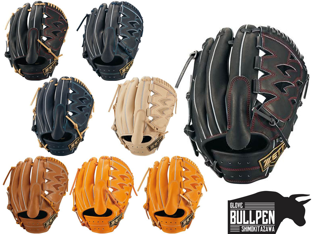 ZETT NEO STATUS 軟式グローブ ベージュ/ネイビー ZETT NEO STATUS