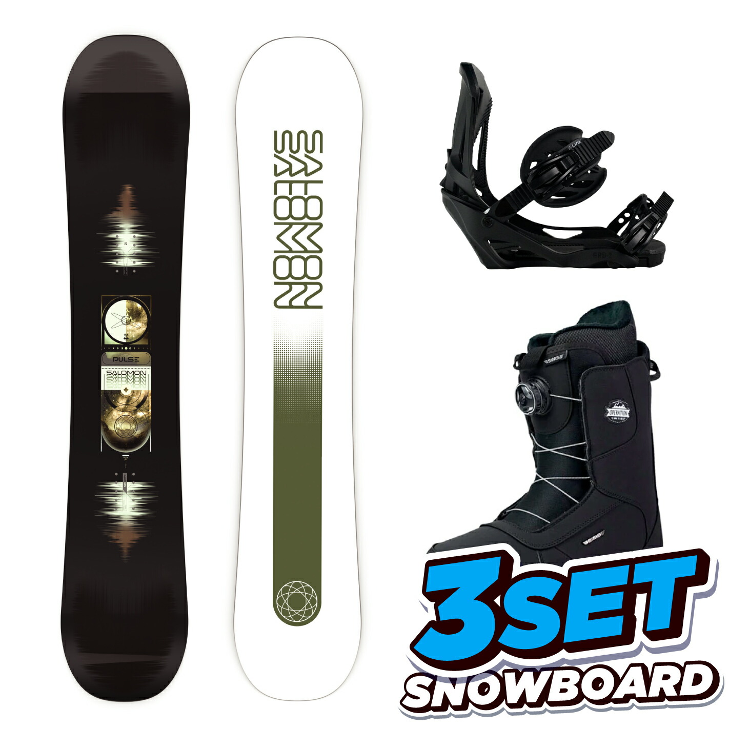 サロモン スノーボード 3点セット PULSE」の人気商品一覧 | 安い商品を