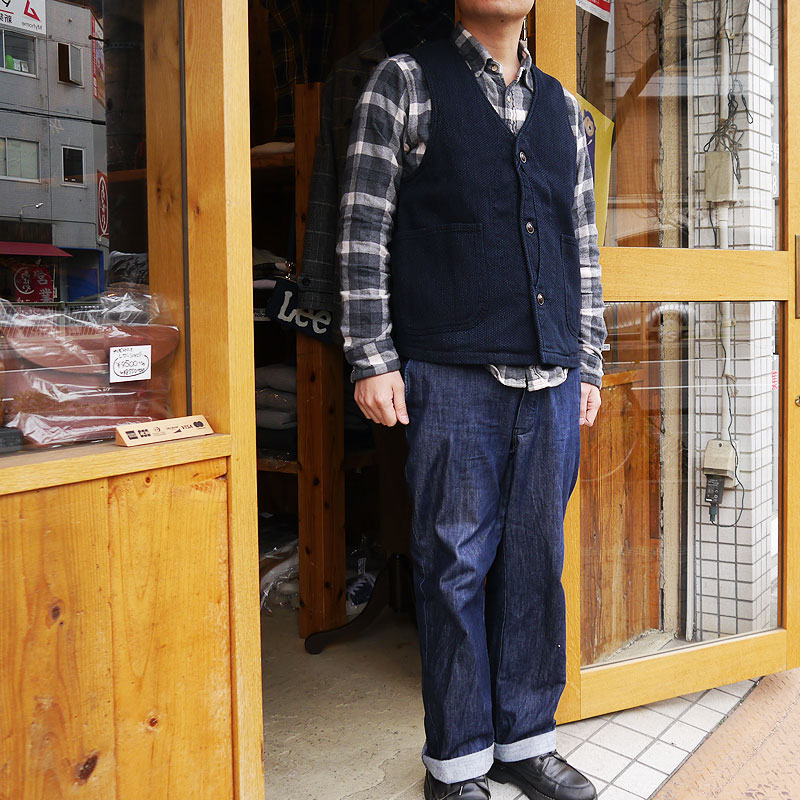 楽天市場】ジャパンブルージーンズ ベスト 刺し子ベスト デニムベスト