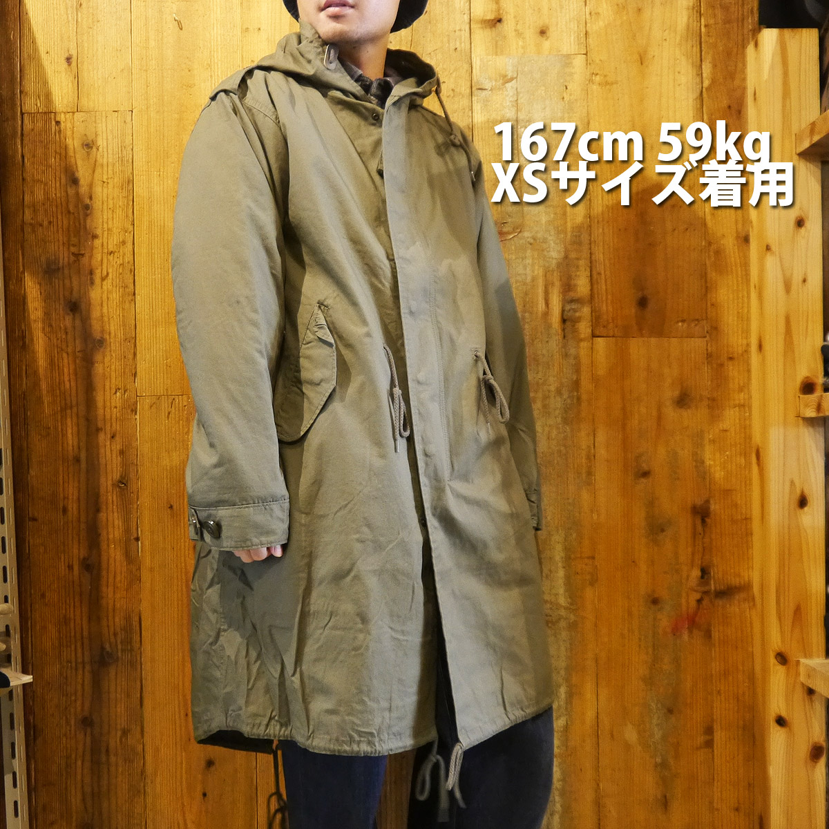 楽天市場】ヒューストン モッズコート ヴィンテージ ミリタリーコート