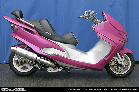 楽天市場】WirusWin マジェスティ125用 プレミアム マフラー