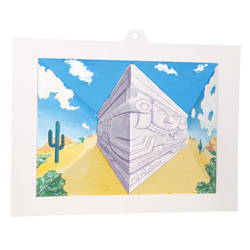 楽天市場】不思議なトリックアートが簡単につくれる見る位置が変わると