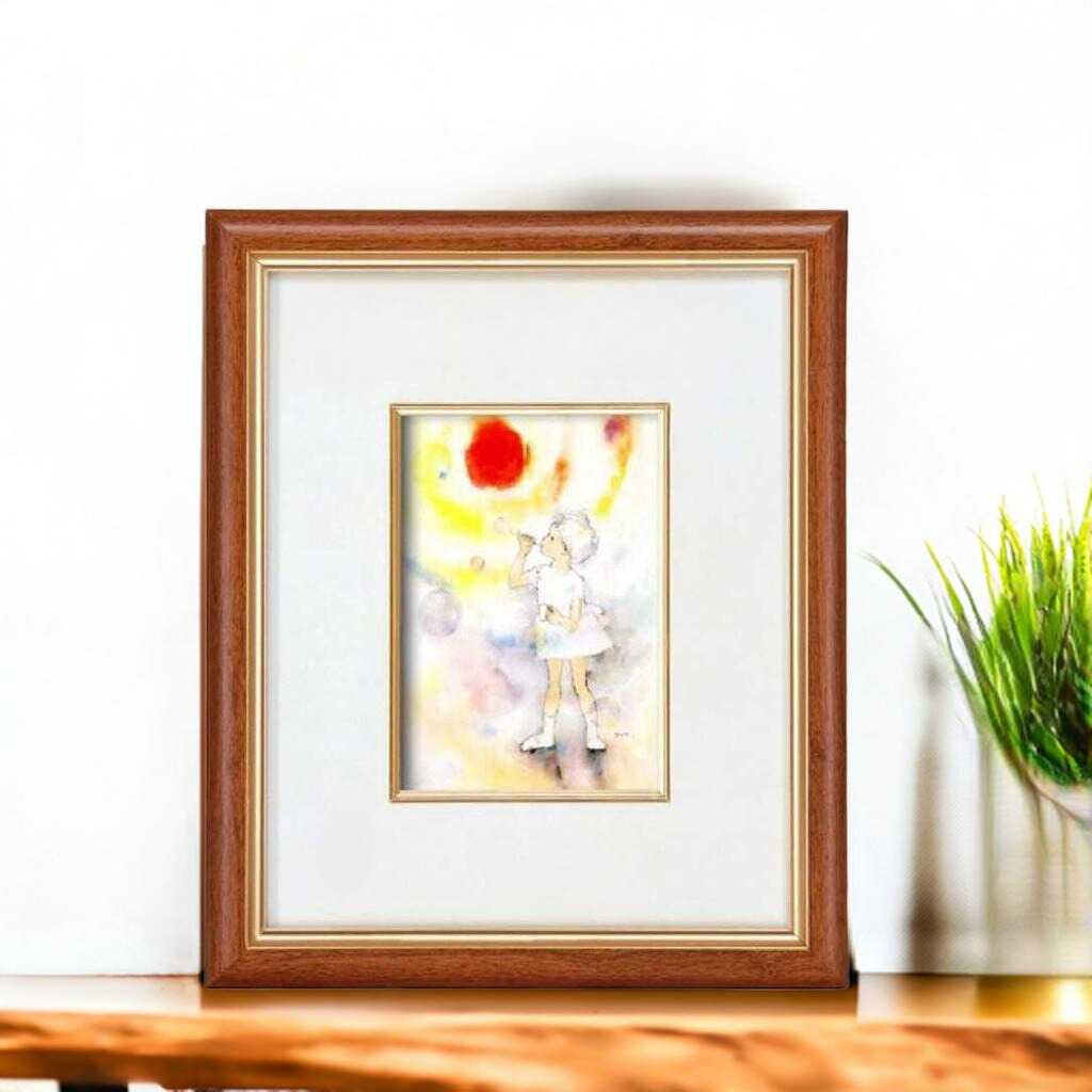 楽天市場】いわさきちひろ 絵画 版画 全30作 シャボン玉(しゃぼんだま