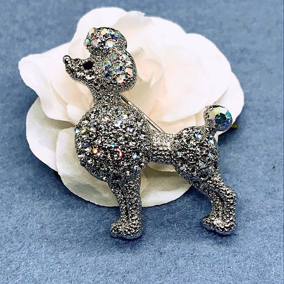 楽天市場】犬 ブローチ おしゃれ スワロフスキー いぬ 動物 かわいい