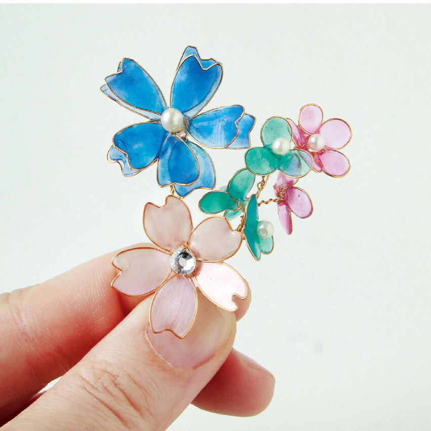 楽天市場】アメリカンフラワー 5点セット レシピ付 ディップ液