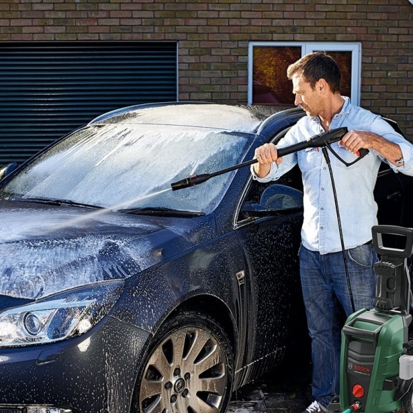 楽天市場】ボッシュ高圧洗浄機UA125 延長高圧ホース&ブラシ付水しぶき