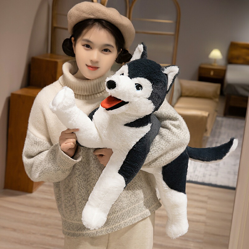 楽天市場】ぬいぐるみ, イヌ/シベリアンハスキー 57 cm : 貴子楽天市場店