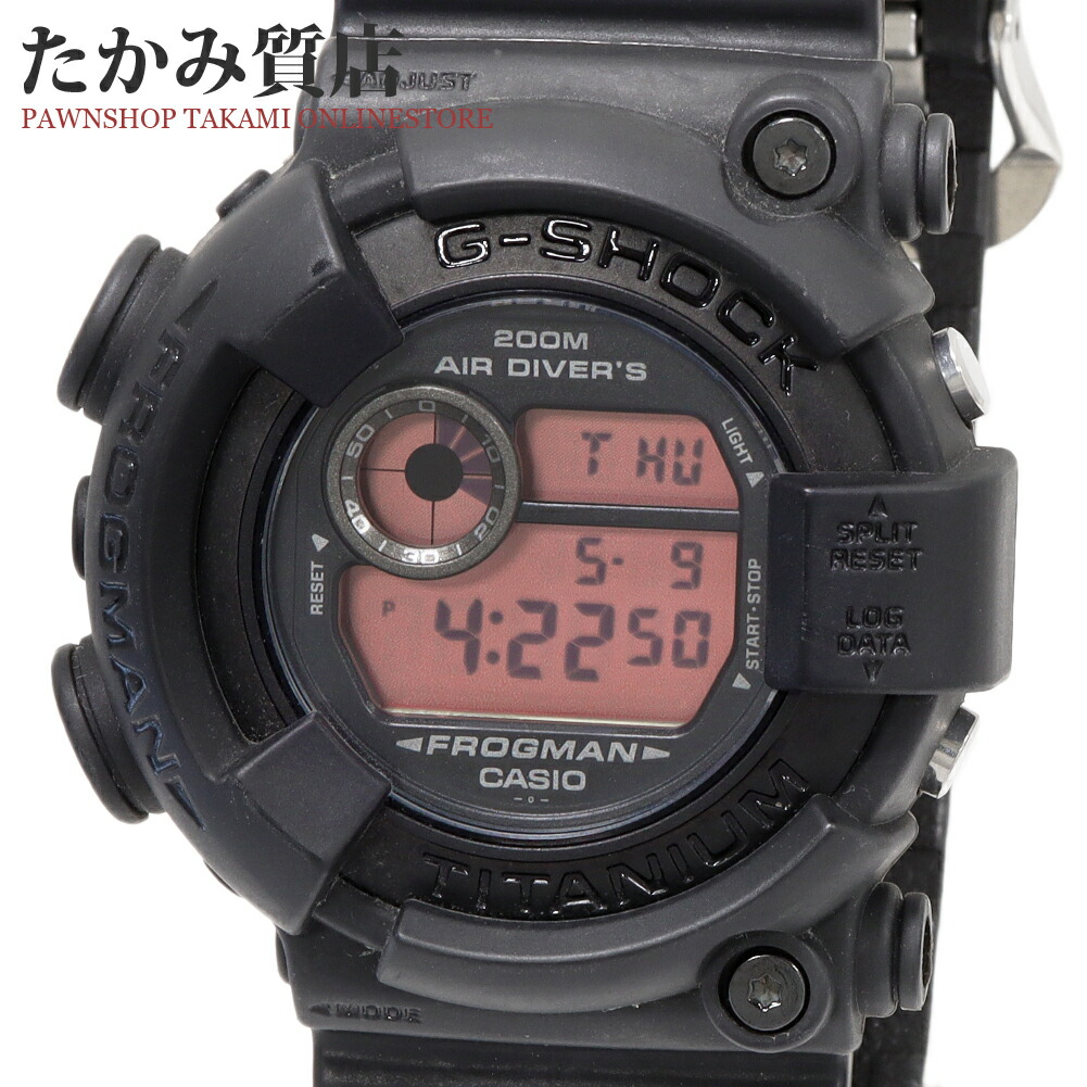 楽天市場】カシオ G-SHOCK(Gショック) フロッグマン リアルブラック DW