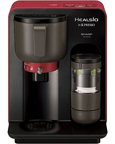 楽天市場】SHARP HEALSIO お茶PRESSO レツド系 TE-GS10A-R